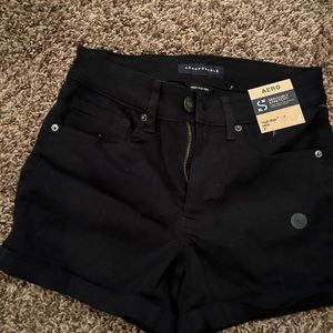 BRAND NEW WITH TAGS Aeropostale Black Shorts Women’s Size 4